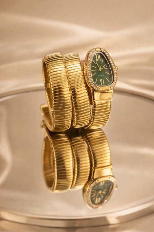 Royale Golden Snake Watch