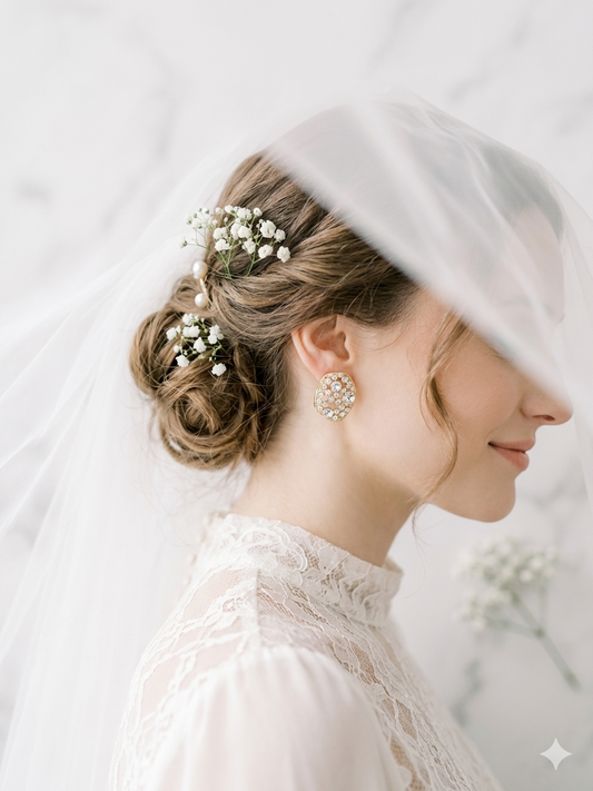 Luxe Oval Crystal Studs