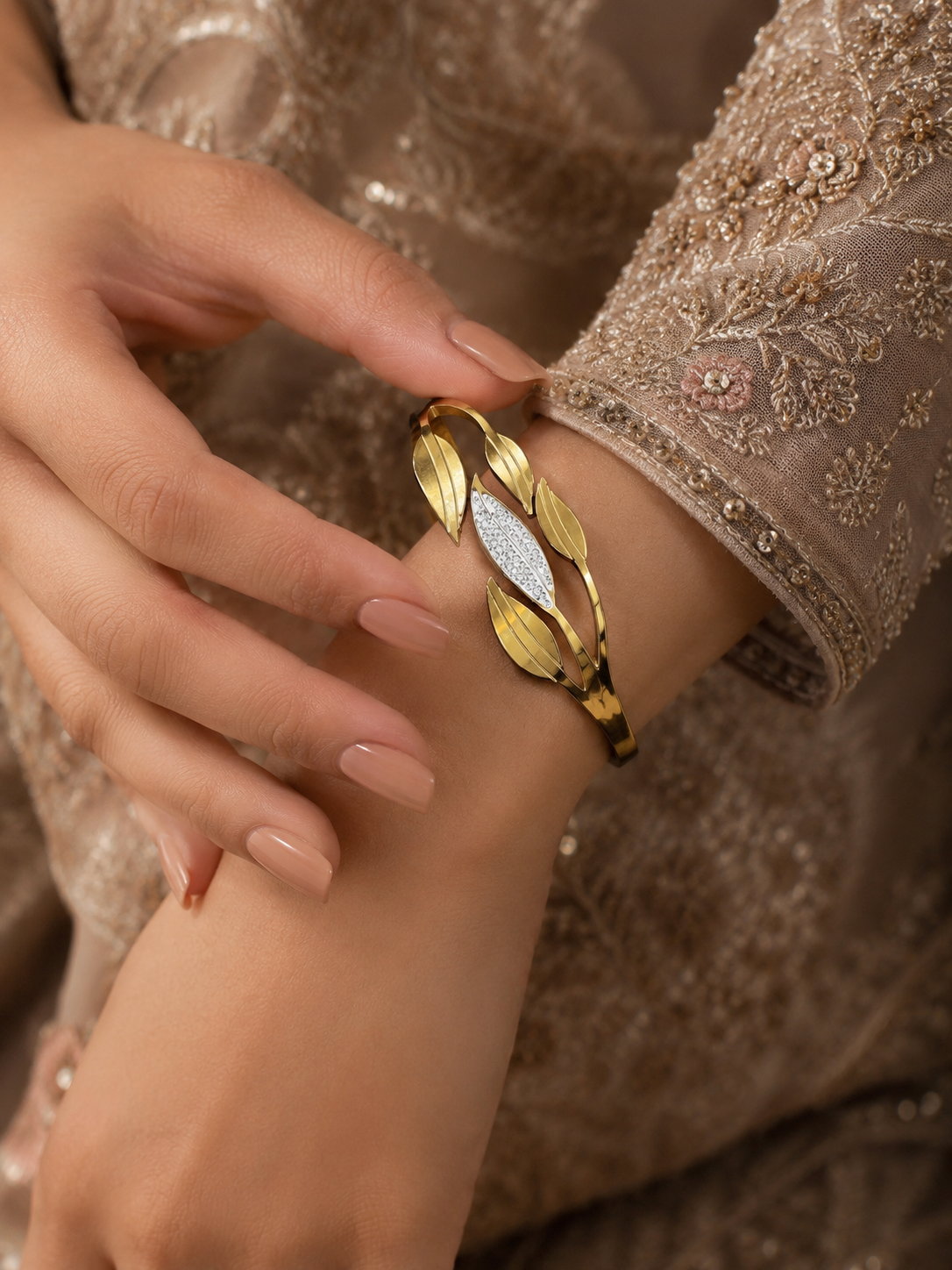 Leaf Bloom Cuff