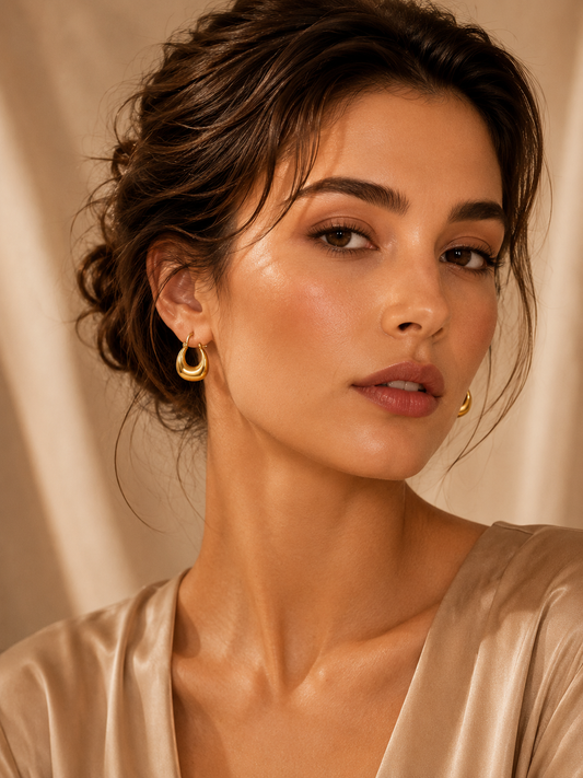 Chunky Oval Hoops