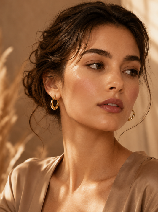 Wavy Organic Hoops