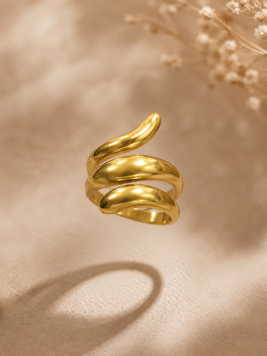 Triple Coil Ring