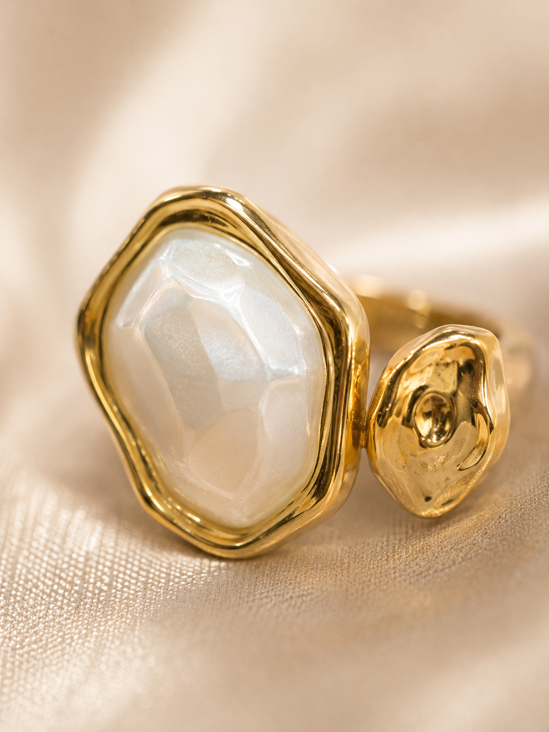 Moonstone Orbit Ring
