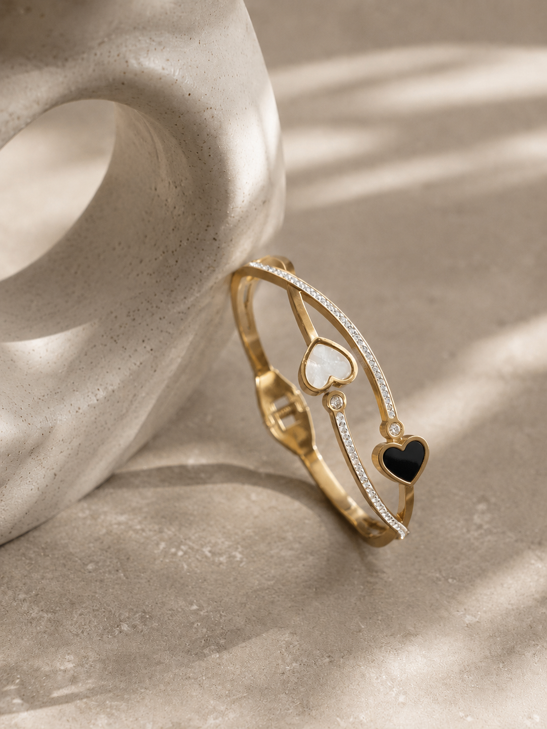 Dual Heart Glow Kada
