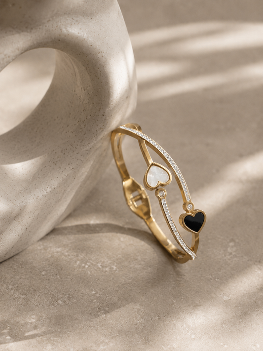Dual Heart Glow Kada