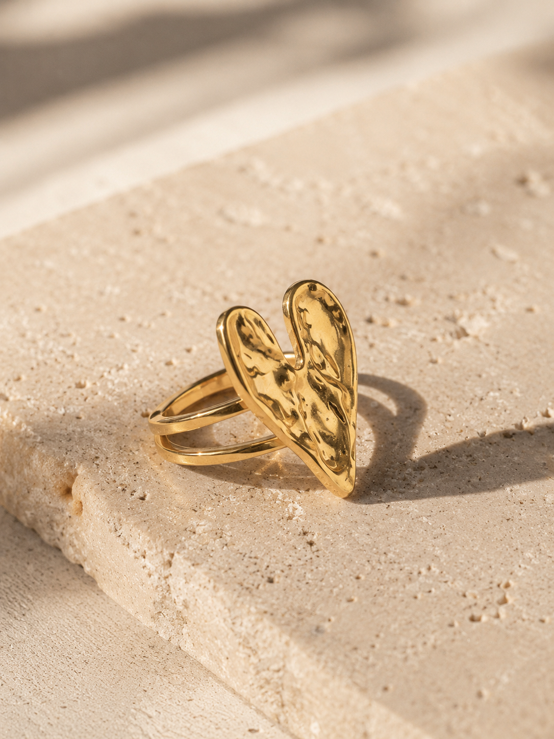 Molten Heart Statement Ring