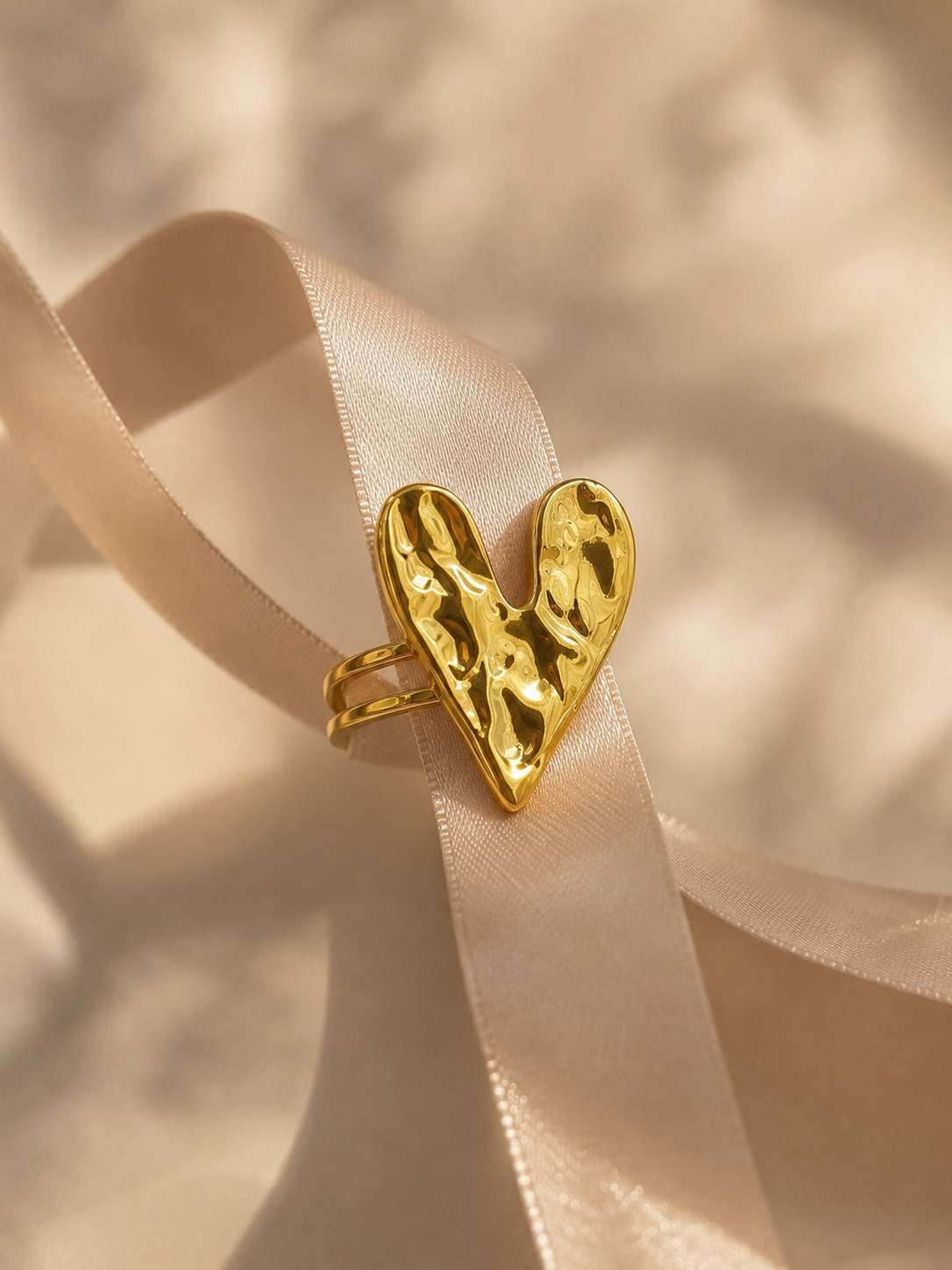 Molten Heart Statement Ring