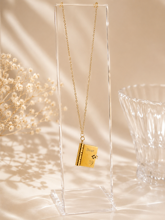 Vampire Diaries inspired "Dear Diary" Necklace