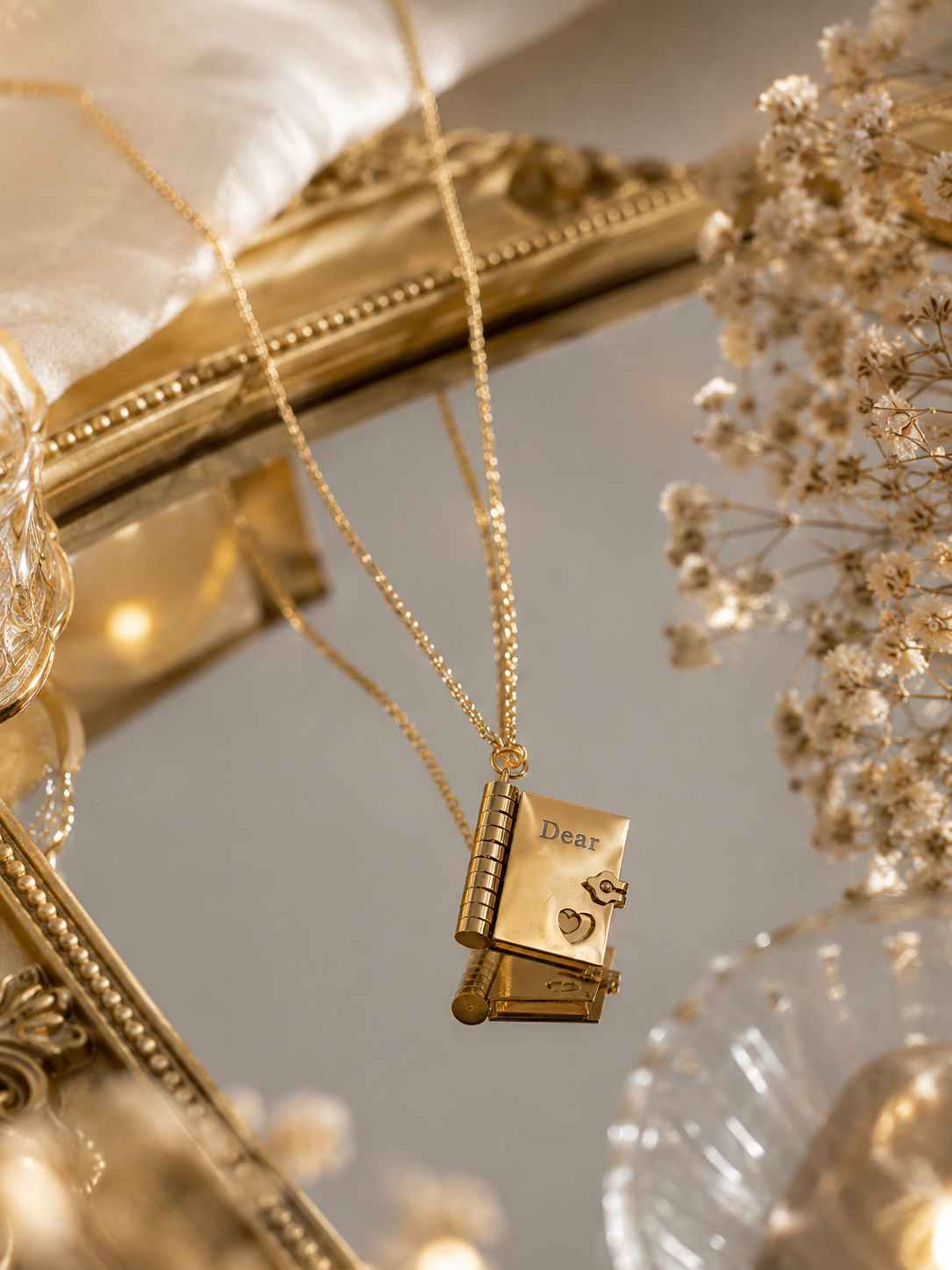 Vampire Diaries inspired "Dear Diary" Necklace