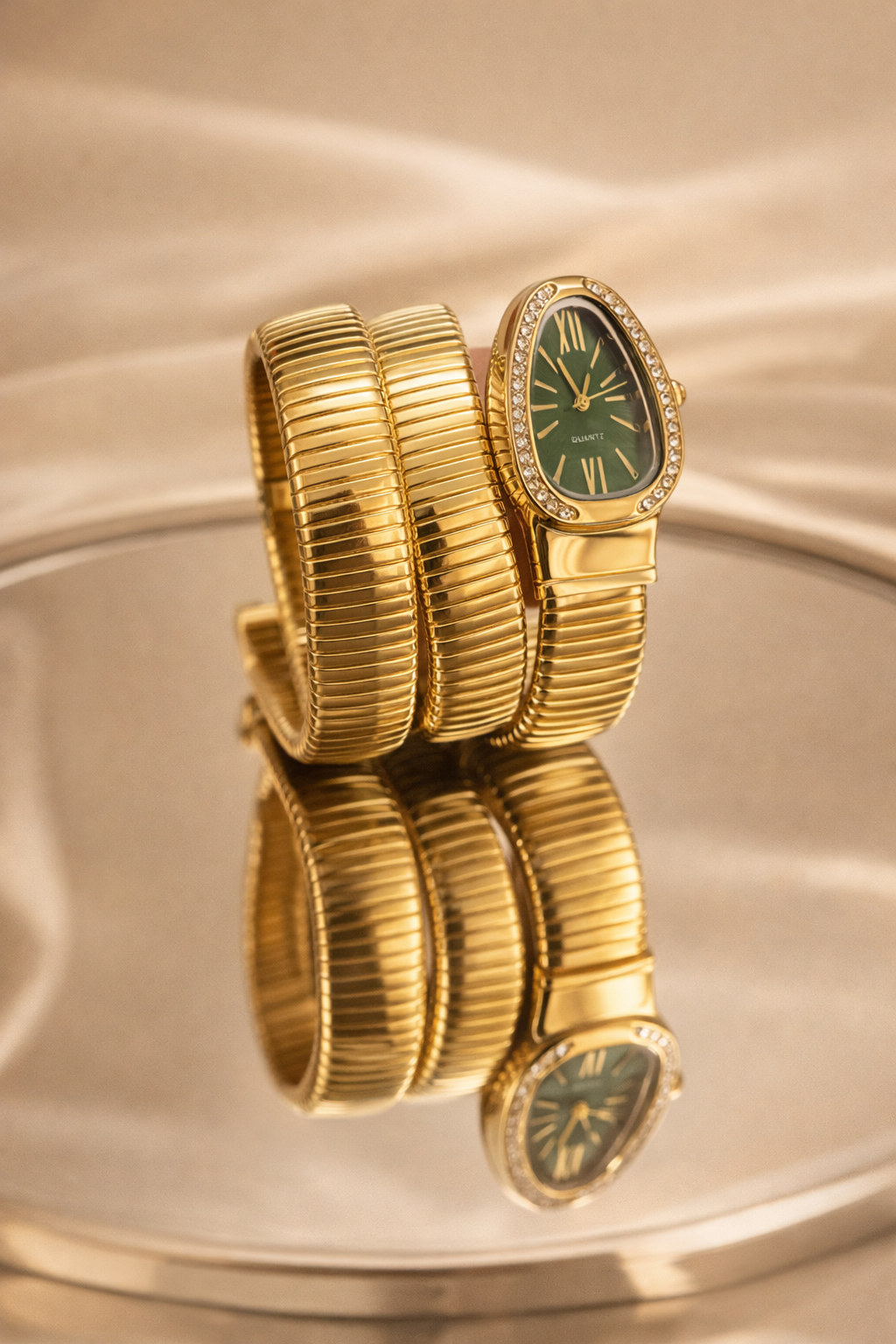 Royale Golden Snake Watch