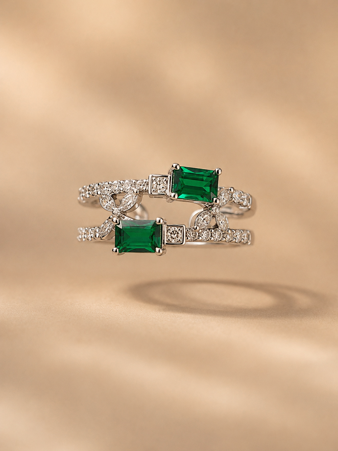 Emerald Mirage Ring