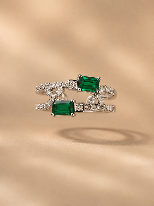 Emerald Mirage Ring