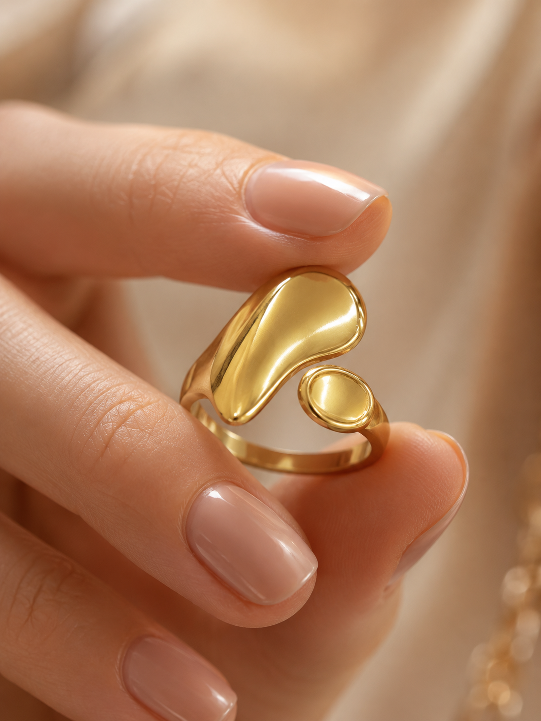 Molten Curve Ring