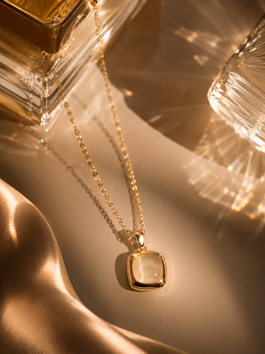 Ivory Aura Pendant Chain