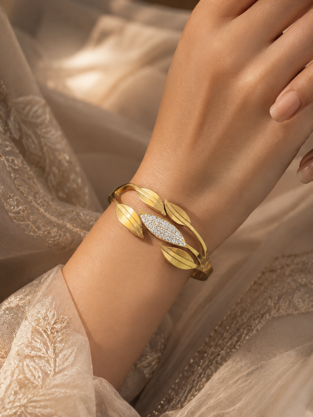 Leaf Bloom Cuff