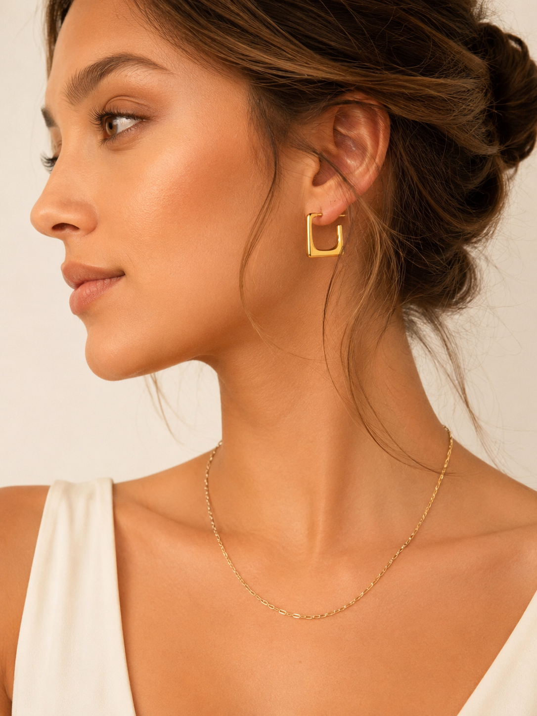 Geo Square Hoops