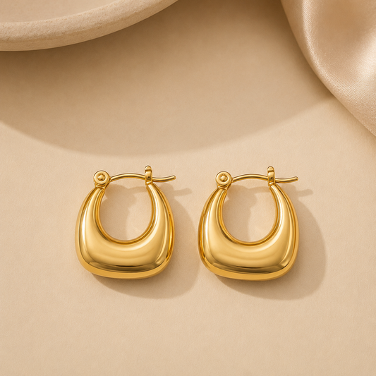Chunky Oval Hoops