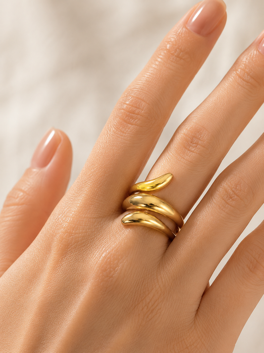 Triple Coil Ring