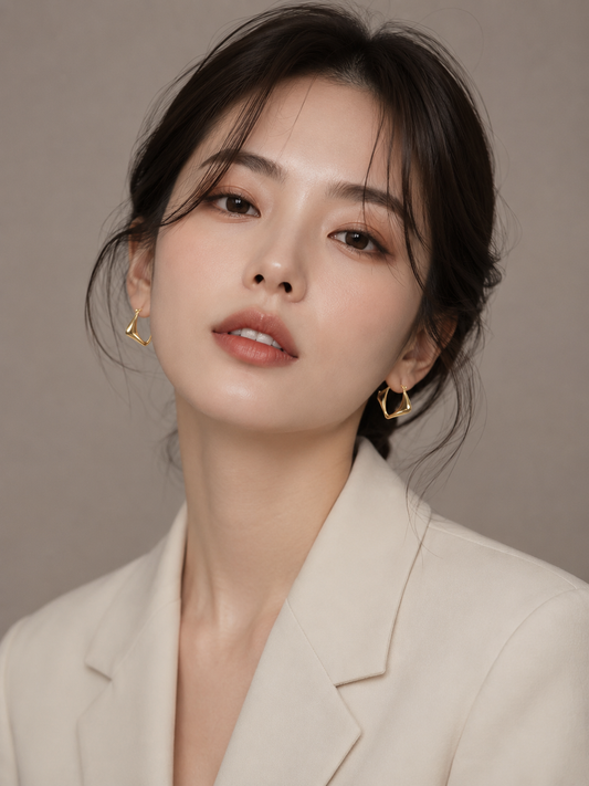 Abstract Luxe Hoops