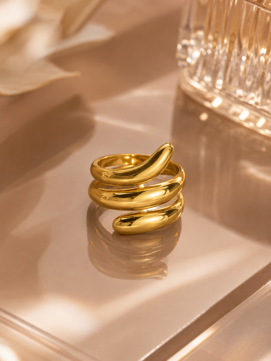Triple Coil Ring