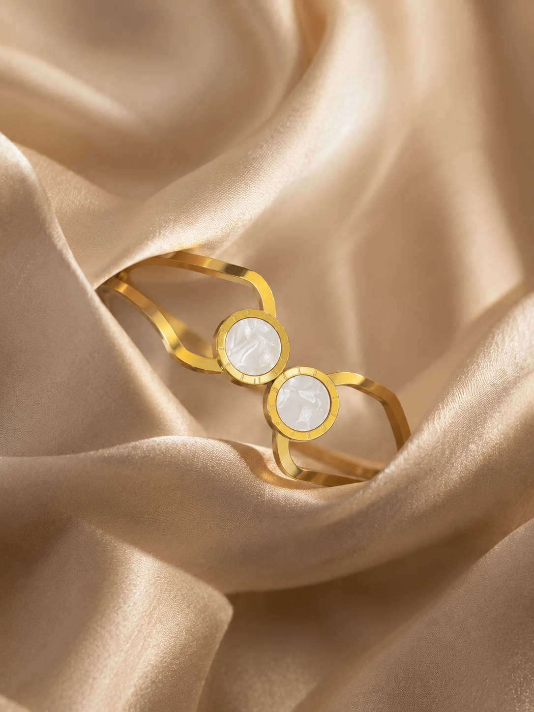 Moon Pearl Harmony Cuff